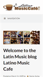 Mobile Screenshot of latinomusiccafe.com